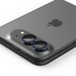 Set 2 protectii camera foto Spigen Glass tR EZ Fit compatibile cu iPhone Duo, Negru 5 - lerato.ro