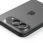 Set 2 protectii camera foto Spigen Glass tR EZ Fit compatibile cu iPhone Duo, Alb 5 - lerato.ro
