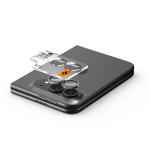 Set 2 protectii camera foto Spigen Glass tR EZ Fit compatibile cu iPhone Duo, Alb 6 - lerato.ro