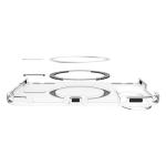 Husa Spigen Ultra Hybrid Pro cu MagSafe compatibila cu iPhone Duo, Alb / Transparent 11 - lerato.ro