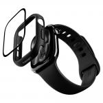 Carcasa cu protectie ecran Spigen Thin Fit 360 compatibila cu Apple Watch 10 / 11 / 12, 42mm, Negru 3 - lerato.ro