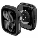 Carcasa Spigen Thin Fit compatibila cu Apple Watch 12 (42mm), Negru 3 - lerato.ro