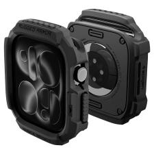 Accesorii Smartwatch, Carcasa Spigen Rugged Armor compatibila cu Apple Watch 12 46mm, Negru, lerato.ro