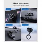 Suport auto Spigen STK100 VacuumLock, Dashboard / Windshield Mount, Compatibil MagSafe, Rotire 360 grade, Negru 10 - lerato.ro