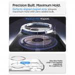 Husa Spigen Ultra Hybrid cu MagSafe compatibila cu iPhone 18 Pro / 17 Pro, Transparent / Burgundy 13 - lerato.ro