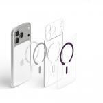 Husa Spigen Ultra Hybrid cu MagSafe compatibila cu iPhone 18 Pro / 17 Pro, Transparent / Burgundy 8 - lerato.ro