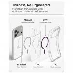 Husa Spigen Ultra Hybrid cu MagSafe compatibila cu iPhone 18 Pro / 17 Pro, Transparent / Burgundy 11 - lerato.ro