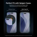 Set 2 folii sticla securizata Spigen ALM S Glas.tR Slim Anti Reflection, Kit montare inclus, compatibile cu iPhone 18 Pro / 17 Pro, Transparent 11 - lerato.ro