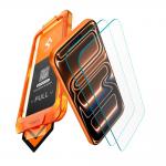 Set 2 folii sticla securizata Spigen ALM S Glas.tR Slim Anti Reflection, Kit montare inclus, compatibile cu iPhone 18 Pro Max / 17 Pro Max, Transparent 12 - lerato.ro