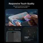 Set 2 folii sticla securizata Spigen ALM S Glas.tR Slim Anti Reflection, Kit montare inclus, compatibile cu iPhone 18 Pro Max / 17 Pro Max, Transparent 9 - lerato.ro