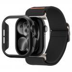 Set 2 in 1 Spigen Lite Fit Ultra, Carcasa + Curea compatibile cu Apple Watch 10 / 11 / 12 (46mm), Negru 2 - lerato.ro