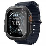 Set 2 in 1 Spigen Lock Fit, Carcasa + Folie sticla securizata compatibile cu Apple Watch Ultra 1 / 2 / 3 / 4 (49mm), Negru 5 - lerato.ro