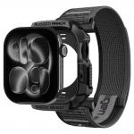 Set 2 in 1 Spigen, Carcasa Rugged Armor + Curea Athlex Air compatibile cu Apple Watch 10 / 11 / 12  (46mm), Negru 2 - lerato.ro