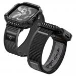 Set 2 in 1 Spigen, Carcasa Rugged Armor + Curea Athlex Air compatibile cu Apple Watch 10 / 11 / 12  (46mm), Negru 5 - lerato.ro