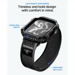 Set 2 in 1 Spigen, Carcasa Rugged Armor + Curea Athlex Air compatibile cu Apple Watch 10 / 11 / 12  (46mm), Negru 7 - lerato.ro