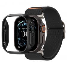 Set 2 in 1 Spigen Lite Fit Ultra, Carcasa + Curea compatibile cu Apple Watch Ultra 1 / 2 / 3 / 4 (49mm), Negru