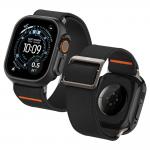 Set 2 in 1 Spigen Lite Fit Ultra, Carcasa + Curea compatibile cu Apple Watch Ultra 1 / 2 / 3 / 4 (49mm), Negru 4 - lerato.ro