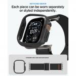 Set 2 in 1 Spigen Lite Fit Ultra, Carcasa + Curea compatibile cu Apple Watch Ultra 1 / 2 / 3 / 4 (49mm), Negru 8 - lerato.ro