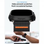 Set 2 in 1 Spigen Lite Fit Ultra, Carcasa + Curea compatibile cu Apple Watch Ultra 1 / 2 / 3 / 4 (49mm), Negru 10 - lerato.ro