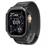Set 2 in 1 Spigen, Carcasa Rugged Armor + Curea Athlex Air compatibile cu Apple Watch Ultra 1 / 2 / 3 / 4 (49mm), Negru 6 - lerato.ro