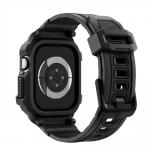 Set curea si carcasa Spigen Rugged Armor Pro compatibil cu Apple Watch 11, 42mm, Negru 4 - lerato.ro