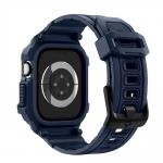 Set curea si carcasa Spigen Rugged Armor Pro compatibil cu Apple Watch 11, 42mm, Navy Blue 5 - lerato.ro