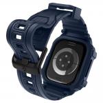 Set curea si carcasa Spigen Rugged Armor Pro compatibil cu Apple Watch 11, 42mm, Navy Blue 17 - lerato.ro