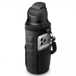 Husa protectie pentru sala si activitati outdoor, Suport pahar / recipient si diferite accesorii, Negru 8 - lerato.ro