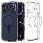 Carcasa Spigen Ultra Hybrid cu MagSafe compatibila cu iPhone 17 Pro Max, Transparent / Albastru 3 - lerato.ro