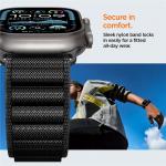 Curea Spigen WBF1 compatibila cu Apple Watch 44/45/46/49mm, Negru 10 - lerato.ro