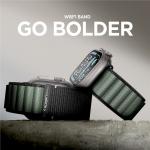 Curea Spigen WBF1 compatibila cu Apple Watch 44/45/46/49mm, Negru / Verde 13 - lerato.ro