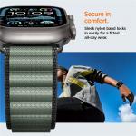 Curea Spigen WBF1 compatibila cu Apple Watch 44/45/46/49mm, Negru / Verde 7 - lerato.ro