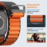 Curea Spigen WBF1 compatibila cu Apple Watch 44/45/46/49mm, Negru / Portocaliu 12 - lerato.ro