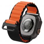 Curea Spigen WBF1 compatibila cu Apple Watch 44/45/46/49mm, Negru / Portocaliu 5 - lerato.ro