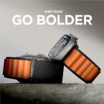 Curea Spigen WBF1 compatibila cu Apple Watch 44/45/46/49mm, Negru / Portocaliu 6 - lerato.ro