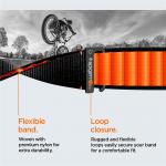 Curea Spigen WBF1 compatibila cu Apple Watch 44/45/46/49mm, Negru / Portocaliu 9 - lerato.ro