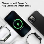 Stand incarcare Spigen MagFit Duo pentru MagSafe si compatibil cu Apple Watch, Alb