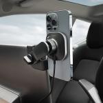 Suport auto Spigen OneTap Pro Magnetic MagSafe ITT90W, Compatibil cu Tesla Model Y / 3 / X / S, Screen Mount, Negru 11 - lerato.ro