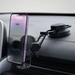 Suport auto universal Spigen OneTap UTS35, Dashboard Mount, Rotire 360 grade, Negru 6 - lerato.ro