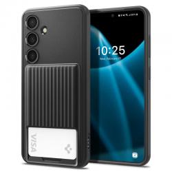 Carcasa Spigen Liquid Slot compatibila cu Samsung Galaxy S24 Ultra Matte Black