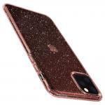 Carcasa Spigen Liquid Crystal compatibila cu iPhone 11 Pro Max Glitter Rose 5 - lerato.ro