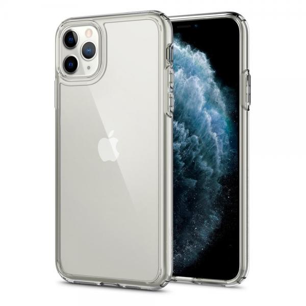 Carcasa Spigen Crystal Hybrid compatibila cu iPhone 11 Pro Crystal Clear 1 - lerato.ro