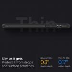 Carcasa Spigen Thin Fit 360 iPhone 11 Pro Black cu folie de protectie 9 - lerato.ro