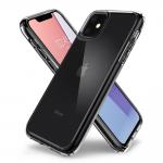 Carcasa Spigen Crystal Hybrid compatibila cu iPhone 11 Crystal Clear 8 - lerato.ro