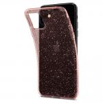 Carcasa Spigen Liquid Crystal compatibila cu iPhone 11 Glitter Rose