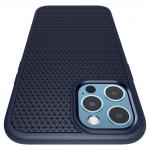 Carcasa Spigen Liquid Air compatibila cu iPhone 12/12 Pro Navy Blue 3 - lerato.ro