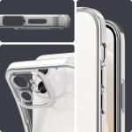 Carcasa Spigen Optik Crystal compatibila cu iPhone 12 Chrome Silver 3 - lerato.ro