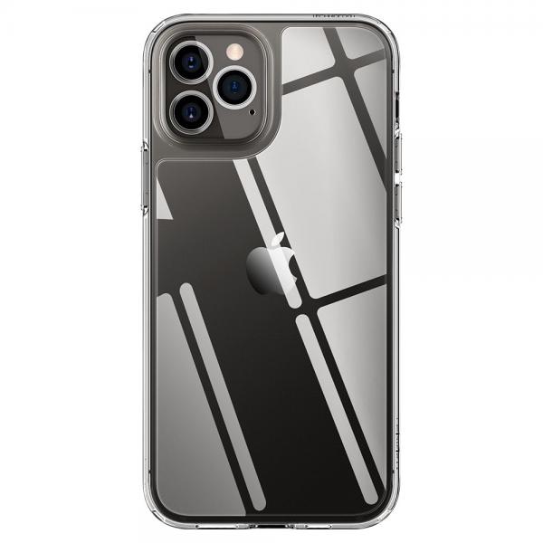Carcasa Spigen Quartz Hybrid iPhone 12/12 Pro Crystal Clear