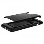 Carcasa Spigen Slim Armor CS iPhone 12/12 Pro Black 6 - lerato.ro