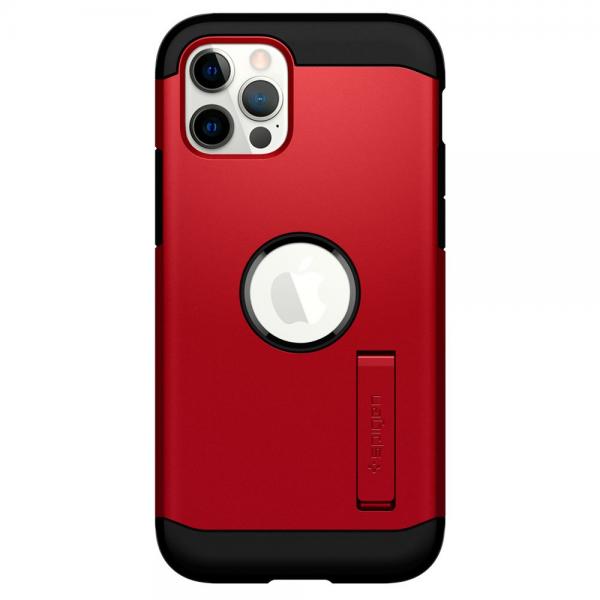 Carcasa Spigen Tough Armor iPhone 12/12 Pro Red 1 - lerato.ro